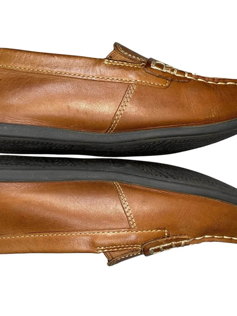 Florsheim Jasper Driver Jr. Saddle Tan Boys Size 4.5 Penny Loafer Leather